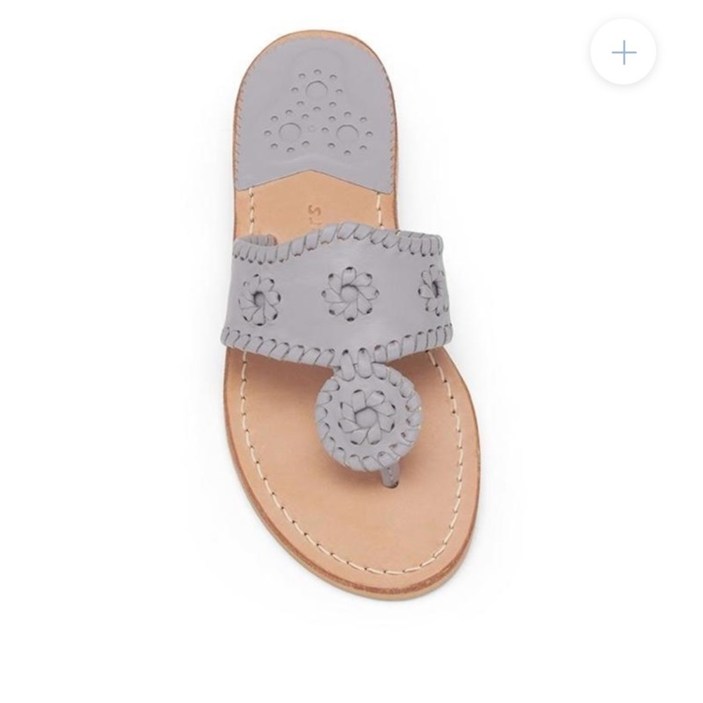 Jack Rogers sandal gull grey worn once